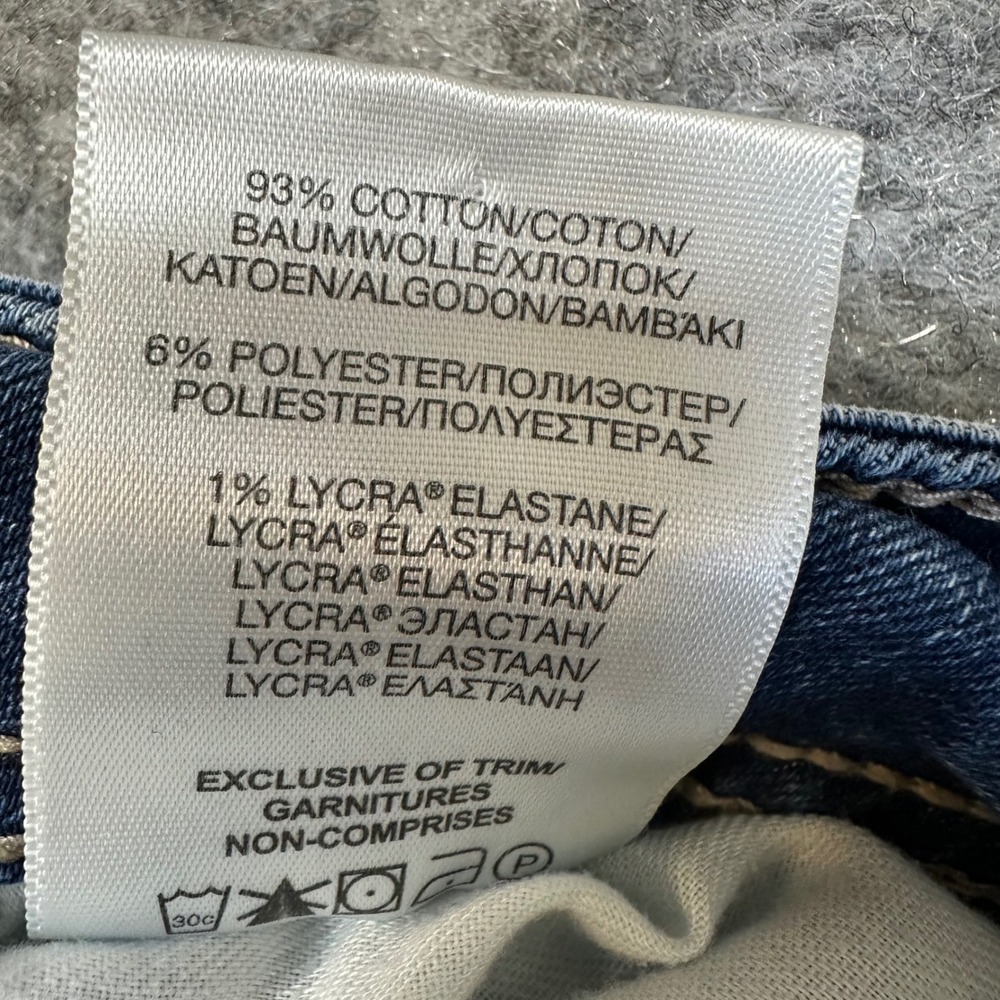 Silver Jeans Co Suki Bermuda Women Size 28 Blue Good Distressed Mid Rise - Picture 4 of 10